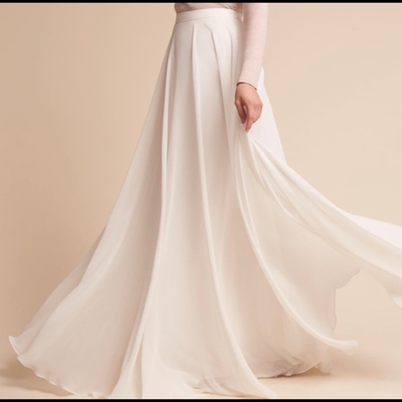 Jenny Yoo Dresses & Skirts - BHLDN Hampton Skirt White Ivry